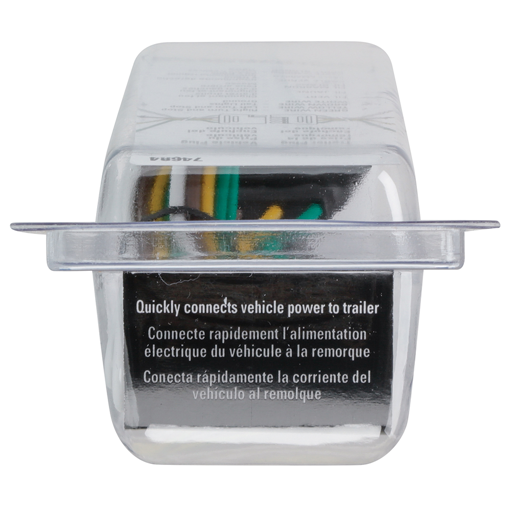 REESE Towpower towing connector loop featuring 4-Flat connector and 18 gauge bonded wire