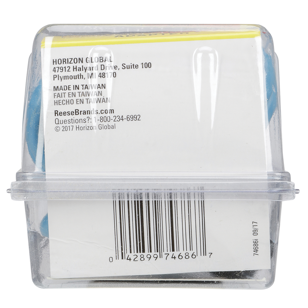 REESE Towpower blue coiled electrical adapter for 7-way to 4-way conversion