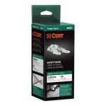 CURT safety chain with S-hooks, grade-30 steel, 48-inch length and 5000 lbs capacity