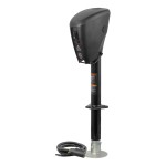 Lippert Power Stance Electric Tongue Jack with LED Lights Lippert Power Stance electric tongue jack with LED lights, 2-way to 7-way plug system, and durable design for camping trailers.