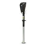 Lippert Power Stance Electric Tongue Jack with LED Lights Lippert Power Stance electric tongue jack with LED lights, 2-way to 7-way plug system, and durable design for camping trailers.