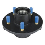 Lippert Idler Hub Assembly for 2,200 lb Axles with 5 on 4.5 Bolt Lippert Idler Hub Assembly for 2,200 lb axles featuring a 5 on 4.5 inch bolt pattern, durable iron construction