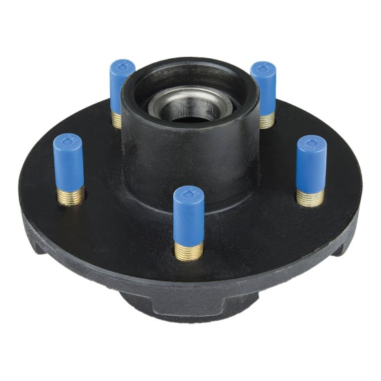 Lippert Idler Hub Assembly for 2,200 lb Axles with 5 on 4.5 Bolt Lippert Idler Hub Assembly for 2,200 lb axles featuring a 5 on 4.5 inch bolt pattern, durable iron construction