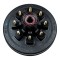 Lippert brake drum hub assembly fits 7,000-lb axle with 8 on 6.5" bolt pattern