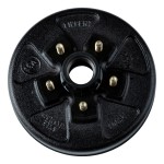 Lippert Brake Drum Hub Assembly for 3,500-lb Axle Lippert brake drum hub assembly with 5 on 4.5 inch bolt pattern for 3,500 lbs axle