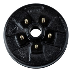 CURT 10 Inch Brake Drum Hub Assembly for 3500 Pound Axles 5 on 4-1/2 Inch Includes Bearing Cone Kit 814210