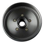Lippert Brake Drum Hub Assembly for 3,500-lb Axle Lippert brake drum hub assembly with 5 on 4.5 inch bolt pattern for 3,500 lbs axle
