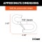 CURT Certified S-Hook for Towing Safety Chains with Safety Latch CURT certified S-hook featuring a safety latch and zinc-plated finish for connecting safety chains to tow vehicles securely.