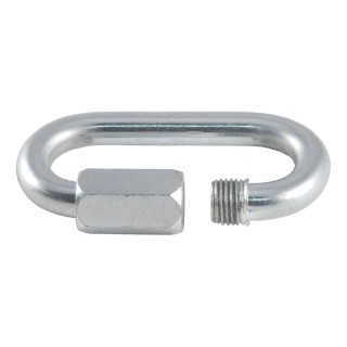 CURT Quick Links - Versatile Chain, Cable, and Rope Connector CURT quick link with zinc-plated finish and 1/4 inch diameter, ideal for chain connections