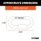 CURT Quick Links - Versatile Chain, Cable, and Rope Connector CURT quick link with zinc-plated finish and 1/4 inch diameter, ideal for chain connections