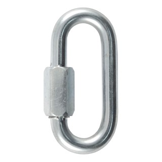 CURT Quick Links - Versatile, Secure Zinc-Plated Connectors CURT quick link with a 3/8-inch diameter and zinc-plated finish for towing and versatile applications.