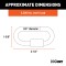 CURT Quick Links - Versatile, Secure Zinc-Plated Connectors CURT quick link with a 3/8-inch diameter and zinc-plated finish for towing and versatile applications.