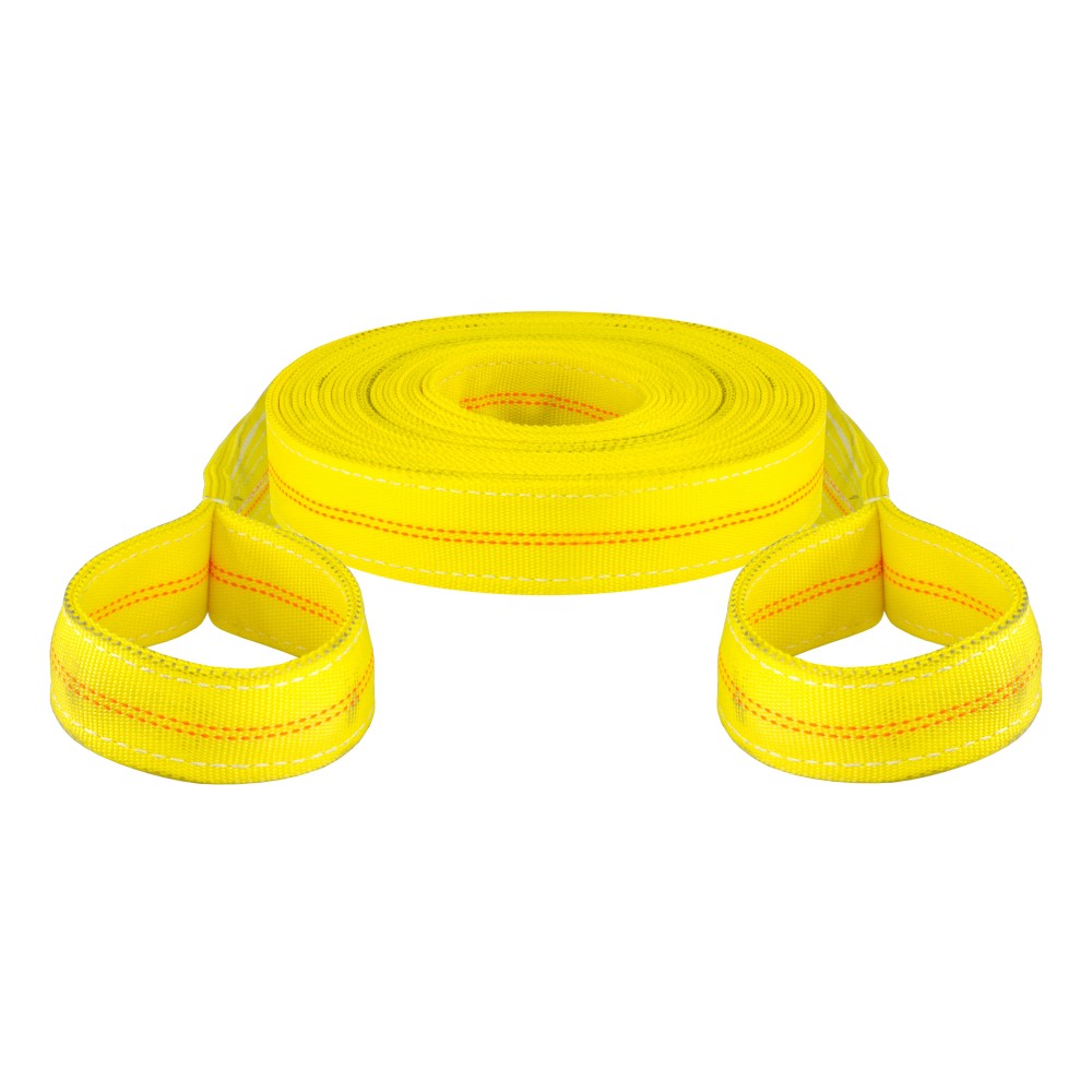CURT Vehicle Recovery Strap with 9000 lbs Weight Capacity CURT vehicle recovery strap with looped ends, 30 foot length, 9000 lbs weight capacity and 18000 lbs break strength.