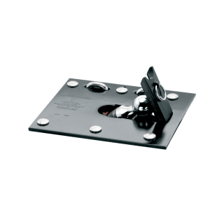 REESE Above Bed Fold-Down Gooseneck Hitch for Trucks REESE fold-down gooseneck hitch, allows unrestricted truck bed use, ideal for gooseneck trailers, with chrome ball and safety features