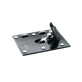 REESE Above Bed Fold-Down Gooseneck Hitch for Trucks REESE fold-down gooseneck hitch, allows unrestricted truck bed use, ideal for gooseneck trailers, with chrome ball and safety features