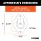 CURT Recessed Tiedown Anchor for Trailers and Trucks CURT recessed tiedown anchor with zinc-plated steel for secure cargo.