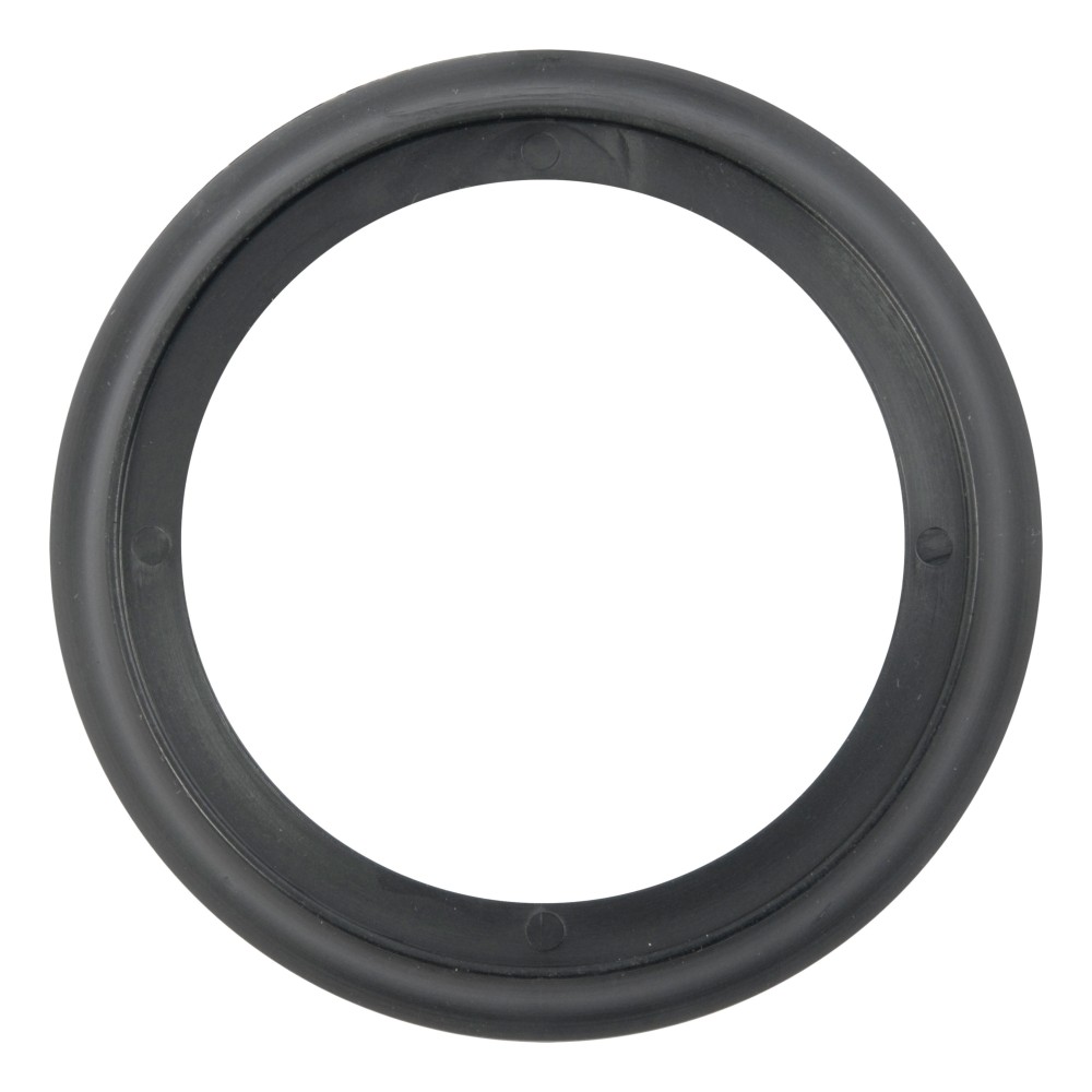 CURT black plastic trim ring for recessed tiedown anchors, offers a secure, finished look