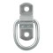 CURT D-ring tiedown anchor with zinc-plated steel construction for cargo security in trailers and trucks.