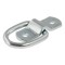 CURT D-ring tiedown anchor with zinc-plated steel construction for cargo security in trailers and trucks.