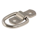 CURT D-ring tiedown anchor for trailers, trucks, and vans with stainless steel construction.