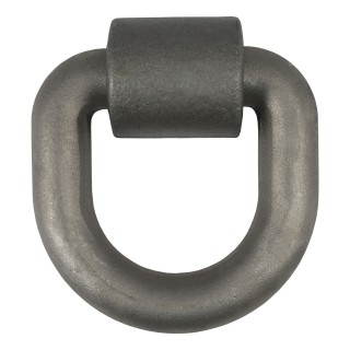 CURT Heavy-Duty D-Ring Tiedown Anchor for Cargo Security CURT D-ring tiedown anchor with a forged steel construction and 15,587 lbs. load capacity for securing cargo.
