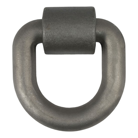 CURT Heavy-Duty D-Ring Tiedown Anchor for Cargo Security CURT D-ring tiedown anchor with a forged steel construction and 15,587 lbs. load capacity for securing cargo.