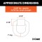 CURT Heavy-Duty D-Ring Tiedown Anchor for Cargo Security CURT D-ring tiedown anchor with a forged steel construction and 15,587 lbs. load capacity for securing cargo.