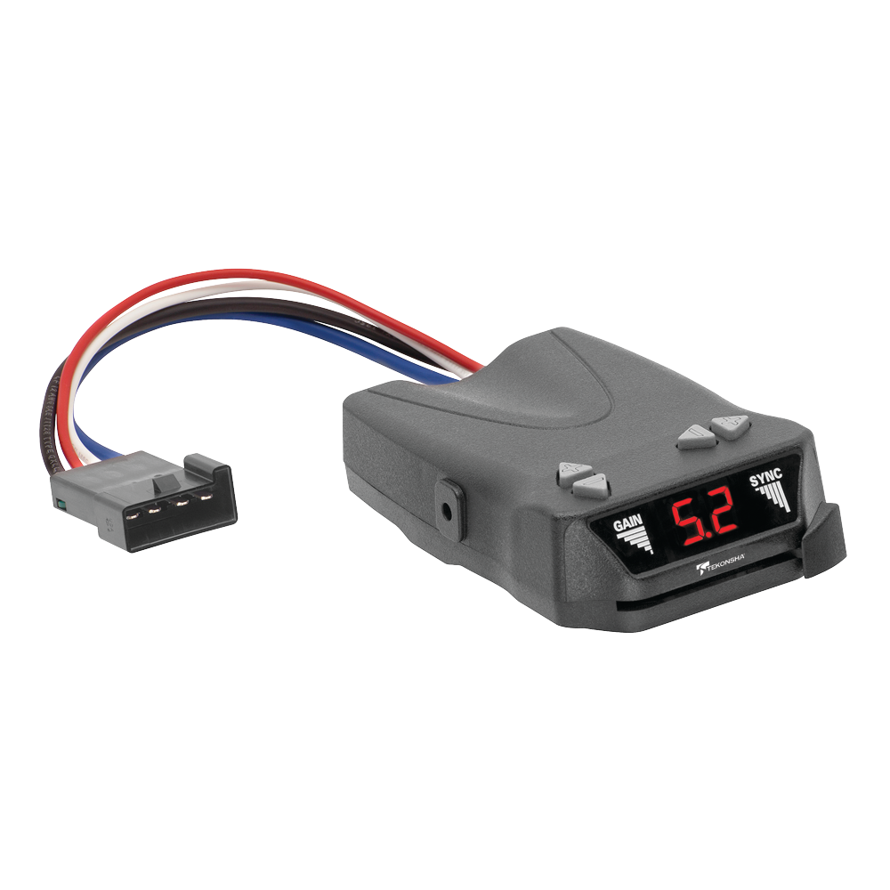 Tekonsha Brakeman IV Digital Brake Control For Up To 4 Axles Tekonsha Brakeman IV digital brake control with display and adjustment controls