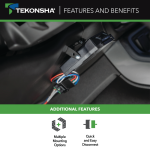 Tekonsha Brakeman IV Digital Brake Control For Up To 4 Axles Tekonsha Brakeman IV digital brake control with display and adjustment controls