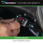 Tekonsha Brakeman IV Digital Brake Control For Up To 4 Axles Tekonsha Brakeman IV digital brake control with display and adjustment controls