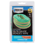 REESE Towpower 4-Way Trailer Wiring with 16 Gauge Bonded Wire REESE Towpower bonded 4-way trailer wiring with 16 gauge wire for easy, tangle-free installation.