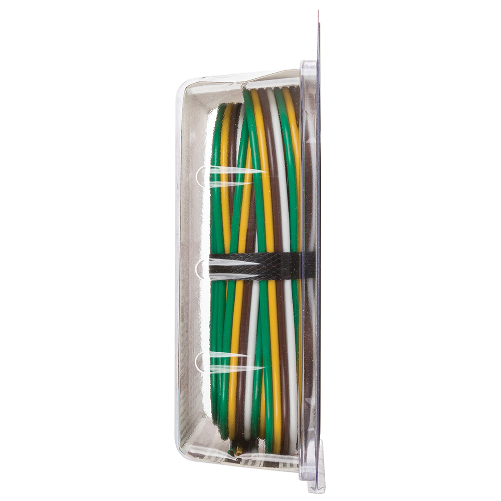 REESE Towpower 4-Way Trailer Wiring with 16 Gauge Bonded Wire REESE Towpower bonded 4-way trailer wiring with 16 gauge wire for easy, tangle-free installation.