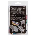 REESE Towpower 7-way RV Flat Blade Connector Kit REESE Towpower 7-way RV flat blade connector kit with vehicle and trailer ends