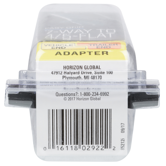 REESE Towpower Trailer Adapter - 7-Way Blade to 4 or 5-Flat REESE Towpower adapter for connecting 4 or 5-way flat trailer plugs to 7-way receptacles