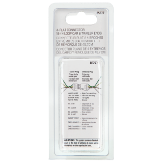 REESE Towpower 4-way flat wiring kit with 18-inch wire and splice connectors