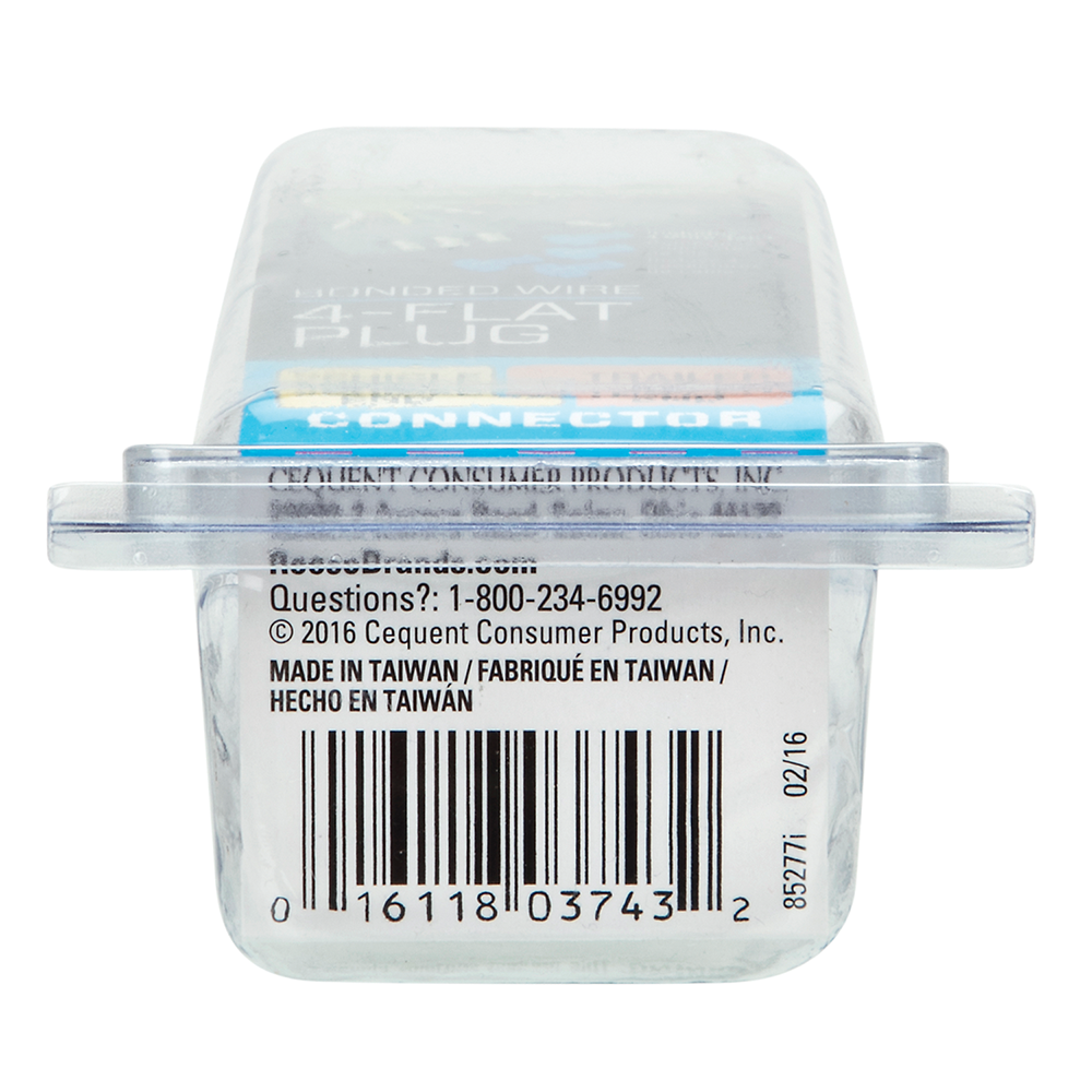 REESE Towpower 4-way flat wiring kit with 18-inch wire and splice connectors