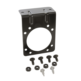 REESE Towpower Mounting Bracket Kit with Hardware REESE Towpower mounting bracket kit for 7-way connector, includes screws and durable construction.