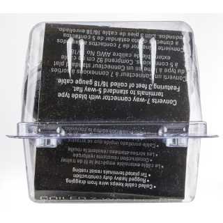 REESE Towpower Coiled Electrical Adapter - 7-way to 5-way Connector REESE Towpower electrical adapter with coiled cable for 7-way to 5-way conversion