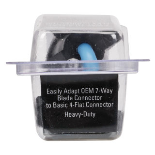 REESE Towpower 7-Way to 4-Flat Flex Adapter for marine use with durable coiled cable