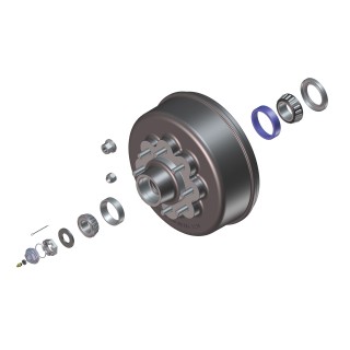 Lippert Replacement Oil and Dust Cap for 8000-lb Axle Assemblies Replacement oil and dust cap for Lippert 8000-lb axle assemblies with easy installation.