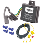 REESE Towpower converter with 4-Flat connector and dust cover