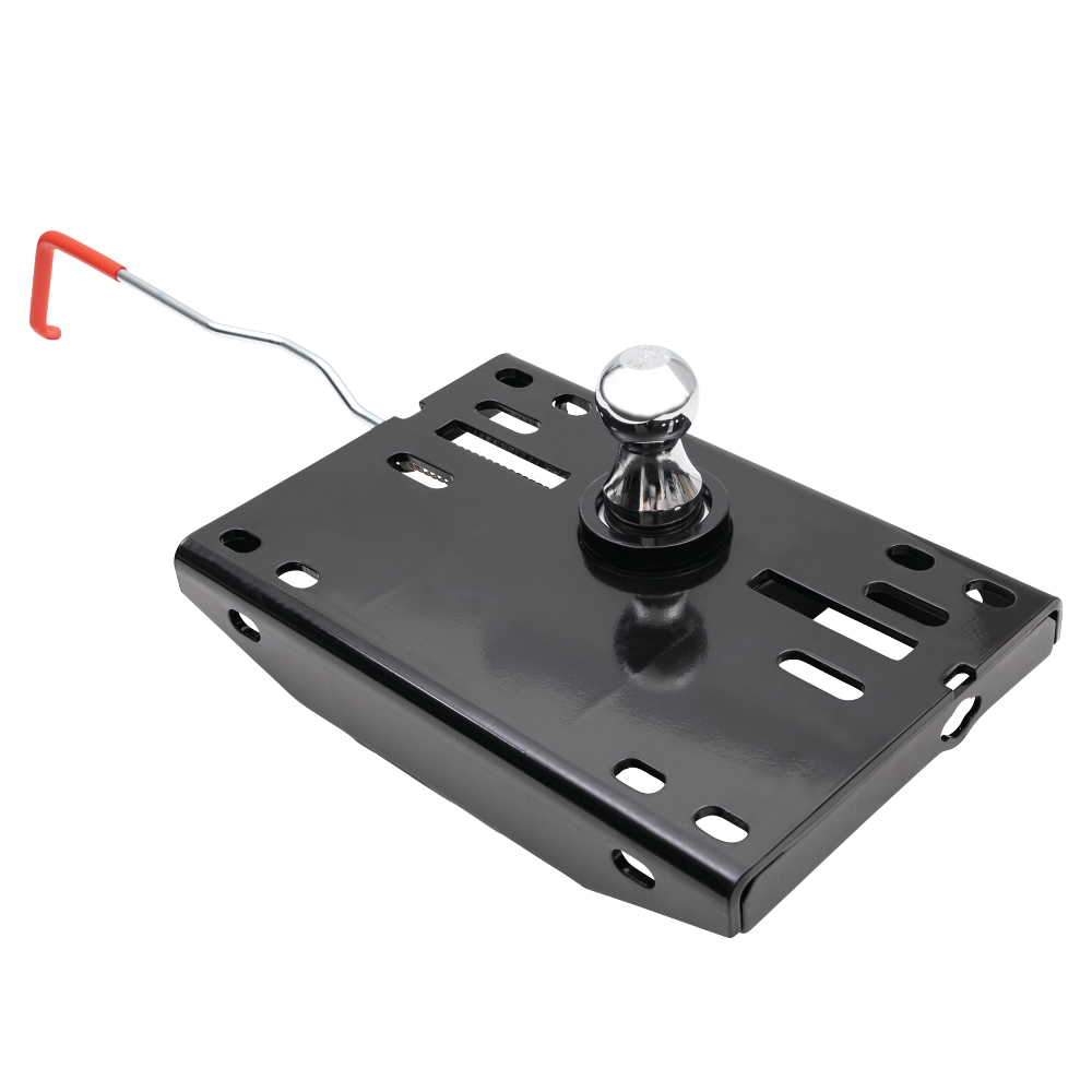 Draw-Tite Gooseneck Hitch with Unrestricted Pick-Up Bed Use Draw-Tite gooseneck hitch system with 2-5/16 inch ball for trucks