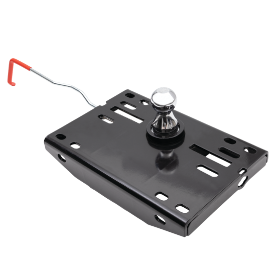 Draw-Tite Gooseneck Hitch with Unrestricted Pick-Up Bed Use Draw-Tite gooseneck hitch system with 2-5/16 inch ball for trucks