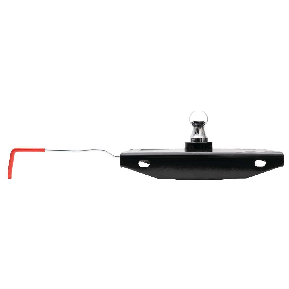 Draw-Tite Gooseneck Hitch System with High Strength Ball Draw-Tite gooseneck hitch allows full use of pick-up bed and supports 30,000 lbs.