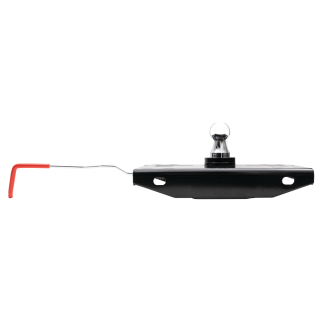 Draw-Tite Gooseneck Hitch System with High Strength Ball Draw-Tite gooseneck hitch allows full use of pick-up bed and supports 30,000 lbs.