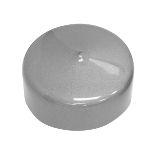 Chrome-plated steel dust caps for trailer wheel bearings, maintaining pressure