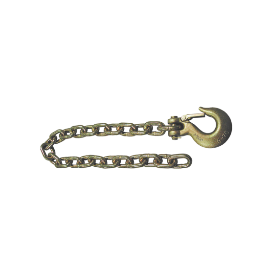 FULTON Safety Chains - 36 inch, 26,400 lbs Capacity, Yellow Zinc FULTON safety chains with yellow zinc finish, 36 inch length, 26,400 lbs capacity for towing