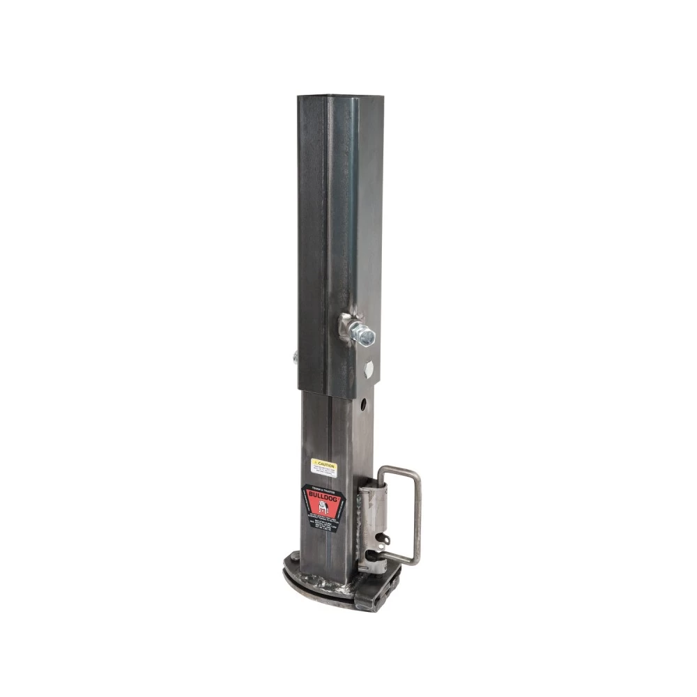 Bulldog Square Gooseneck Trailer Coupler 25,000 lbs 4.5" Outer Sleeve 4" Inner Tube 32" Tall -5/16" Hitch Ball