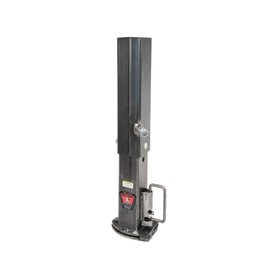 Bulldog Square Gooseneck Trailer Coupler 25,000 lbs 4.5" Outer Sleeve 4" Inner Tube 32" Tall -5/16" Hitch Ball