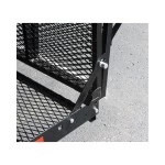 Bi-Fold Ramp for Reese Solo Cargo Carrier Basket Rack For Help Loading Cargo Wheel Chair Generators Blowers and Movers